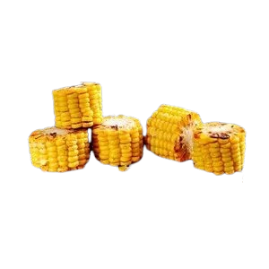 Mini corn on the cob, buttery and sweet, side dish at Pizza Hut Buffet.
