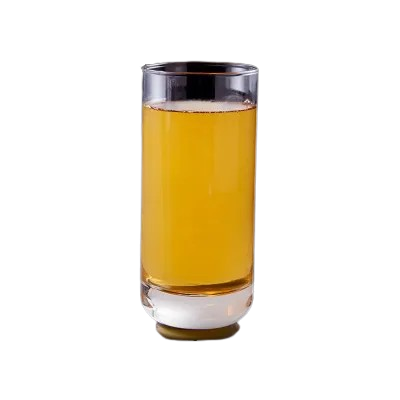 Apple juice, 300ml glass, served chilled at Pizza Hut Buffet, 140 kcal.