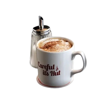 Frothy Cappuccino coffee at Pizza Hut Buffet, £3.99.