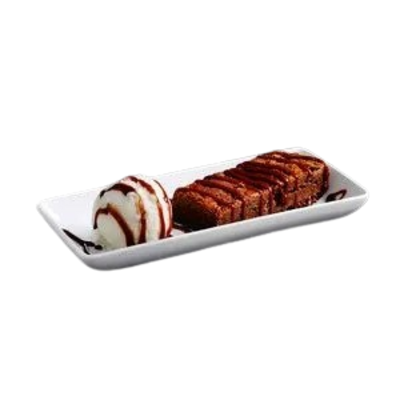 Plant-based Biscoff cheesecake, vegan dessert option at Pizza Hut Buffet.