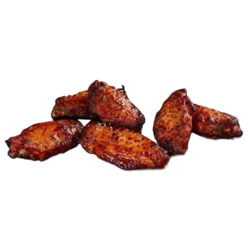 BBQ Chicken Wings coated in smoky barbecue sauce at Pizza Hut Buffet.