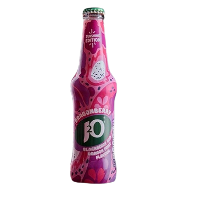J2O fruit drink, 275ml bottle, available at Pizza Hut Buffet, 115 kcal.