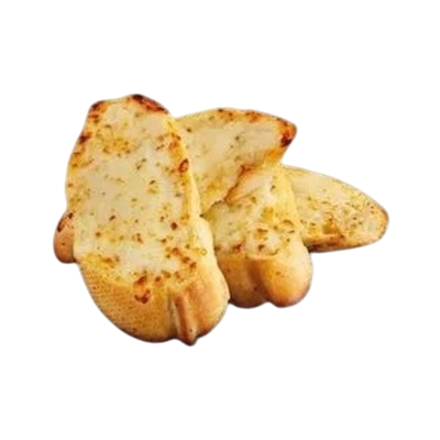 Garlic Bread with cheese Topped with extra melted cheese