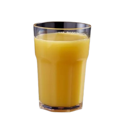 Kids orange juice, 94 kcal, refreshing drink at Pizza Hut Buffet.