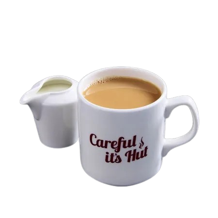 Hot cup of tea served at Pizza Hut Buffet, 45 kcal