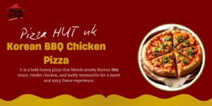 Pizza Hut Korean BBQ Chicken Pizza