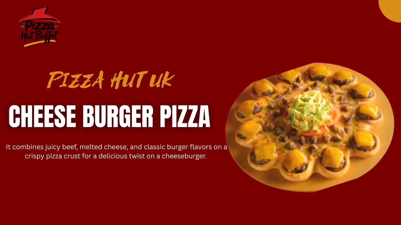 Pizza Hut Cheese Burger Pizza