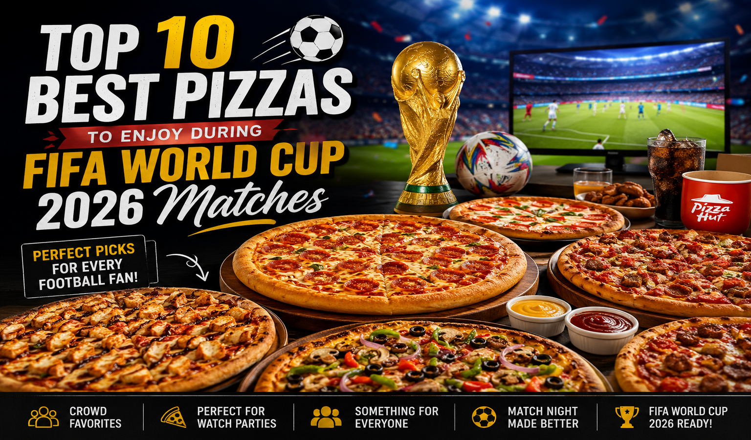 Best Pizza for FIFA World Cup 2026 Watch Party: Top 10 Fan Favorites