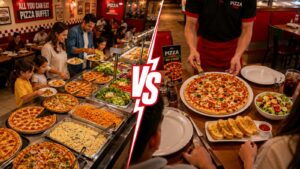 Pizza Hut buffet vs à la carte